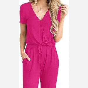 Women's Pink Jumpsuit